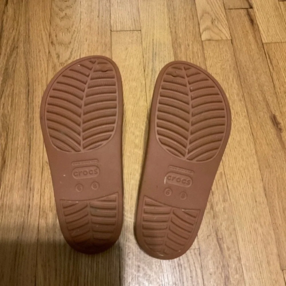 CROCS Kids Tan Slippers